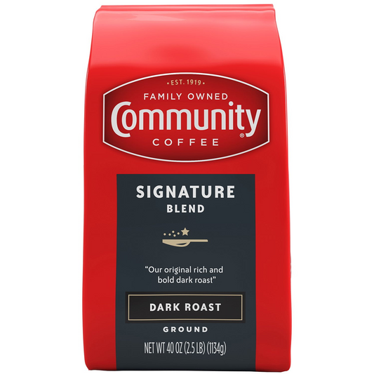 Community Coffee Signature Blend Dark Roast Ground Coffee - 40 oz (1134g)