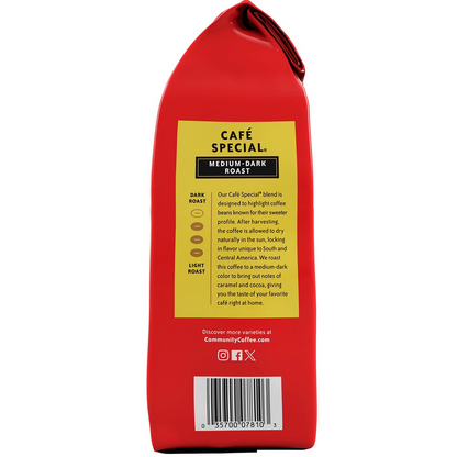 Community Coffee 커뮤니티 카페 스페셜 미디엄 다크 로스트 분쇄커피 - 40 oz (1134g)