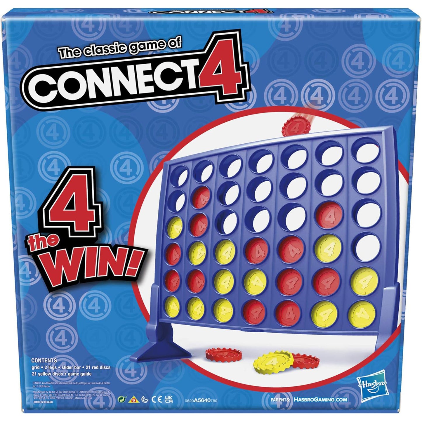 Hasbro Connect 4 커넥트 4 클래식 전략 보드게임
