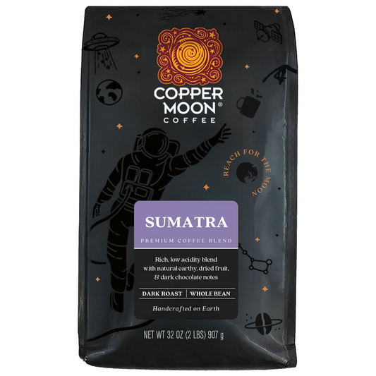 Copper Moon Sumatra Blend Dark Roast Whole Bean Coffee - 32 oz (907g)