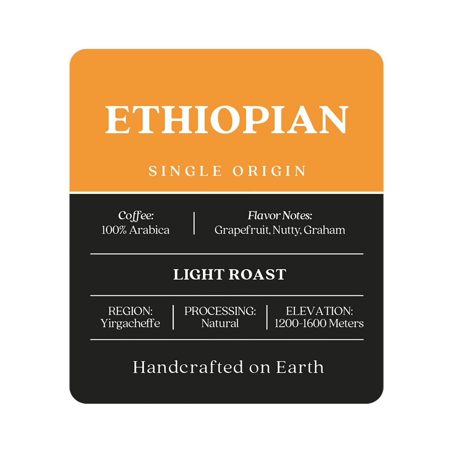 Copper Moon Coffee 코퍼 문 에티오피안 블렌드 라이트 로스트 홀빈 원두 - 32 oz (907g)