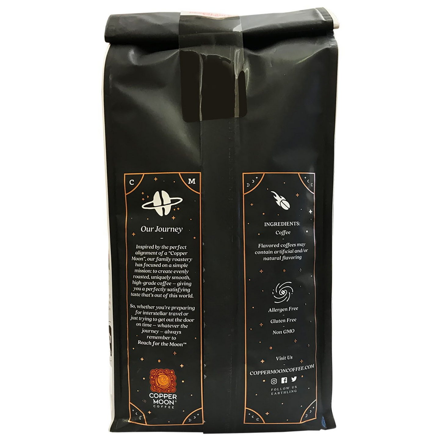 Copper Moon Coffee 코퍼 문 하와이안 헤이즐넛 미디엄 로스트 분쇄커피 - 40 oz (1134g)