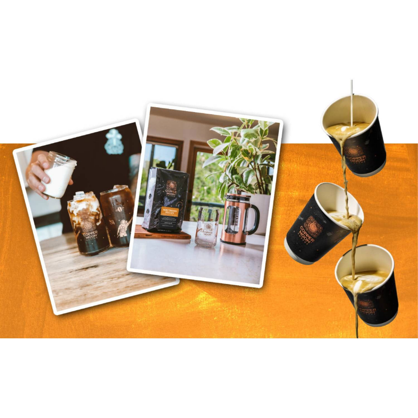 Copper Moon Coffee 코퍼 문 서던 피칸 미디엄 로스트 홀빈 원두 - 32 oz (907g)
