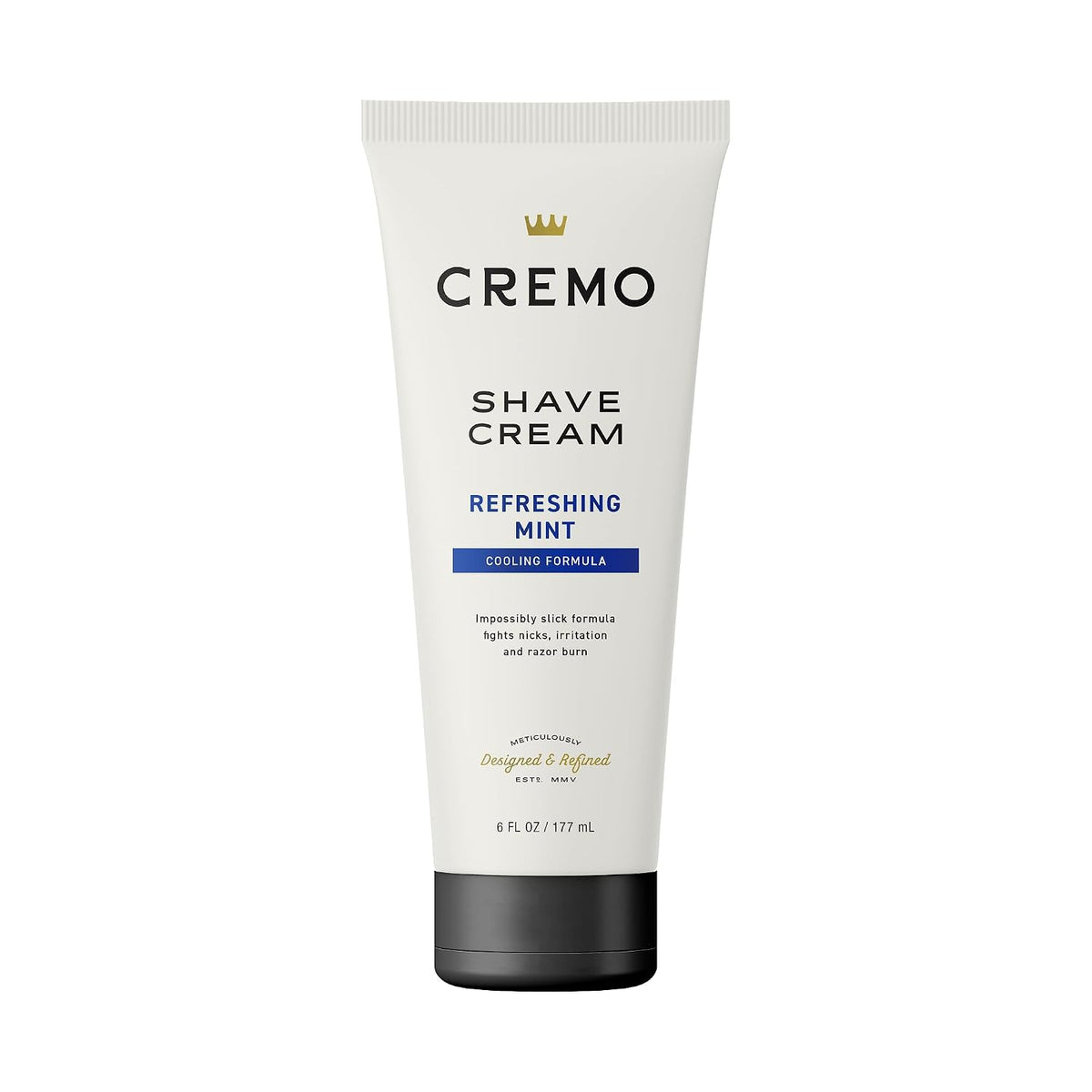 Cremo 크레모 남성 쿨링 쉐이빙 크림 - 리프레싱 민트 - 177mL (6 fl oz)