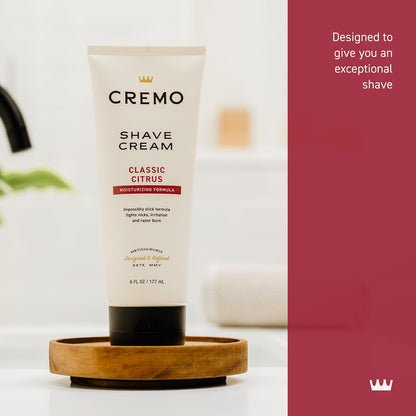 Cremo 크레모 남성 모이스처라이징 쉐이빙 크림 - 177mL (6 fl oz)