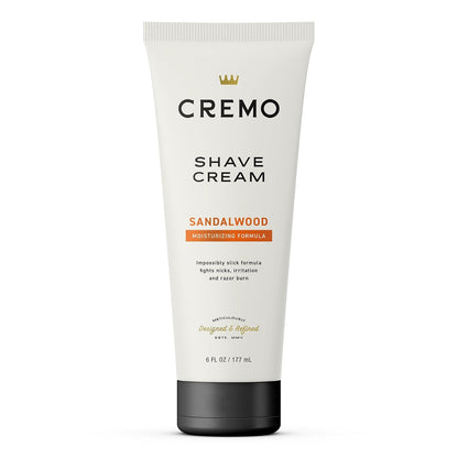 Cremo 크레모 남성 모이스처라이징 쉐이빙 크림 - 177mL (6 fl oz)