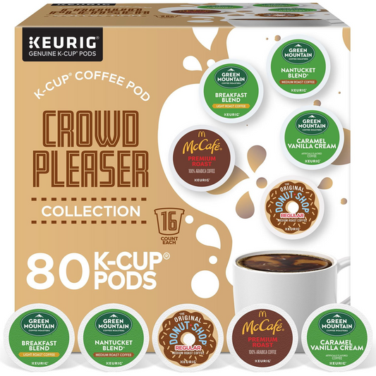 Crowd Pleaser Variety Pack Pods (K-Cup) - 80 ct