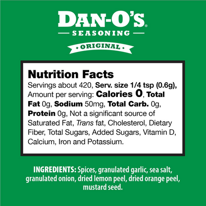 Dan-O's 댄오스 오리지널 시즈닝 - 8.9 oz