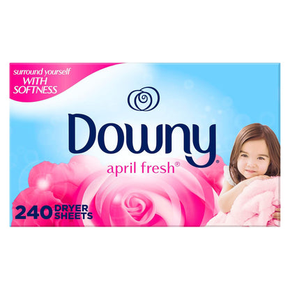 Downy Fabric Softener Dryer Sheets - April Fresh - 240 Sheets