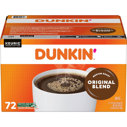 Dunkin' 던킨 오리지널 블렌드 미디엄 로스트 팟 (K-컵) - 72개입