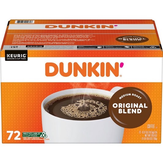 Dunkin' Original Blend Medium Roast Pods (K-Cup) - 72 ct