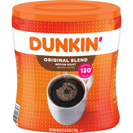 Dunkin' Original Blend Medium Roast Ground Coffee - 40 oz (1134g)