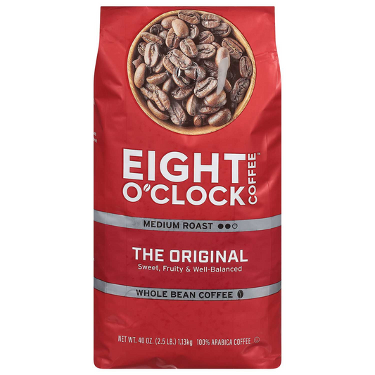 Eight O'Clock The Original Medium Roast Whole Bean Coffee - 40 oz (1134g)