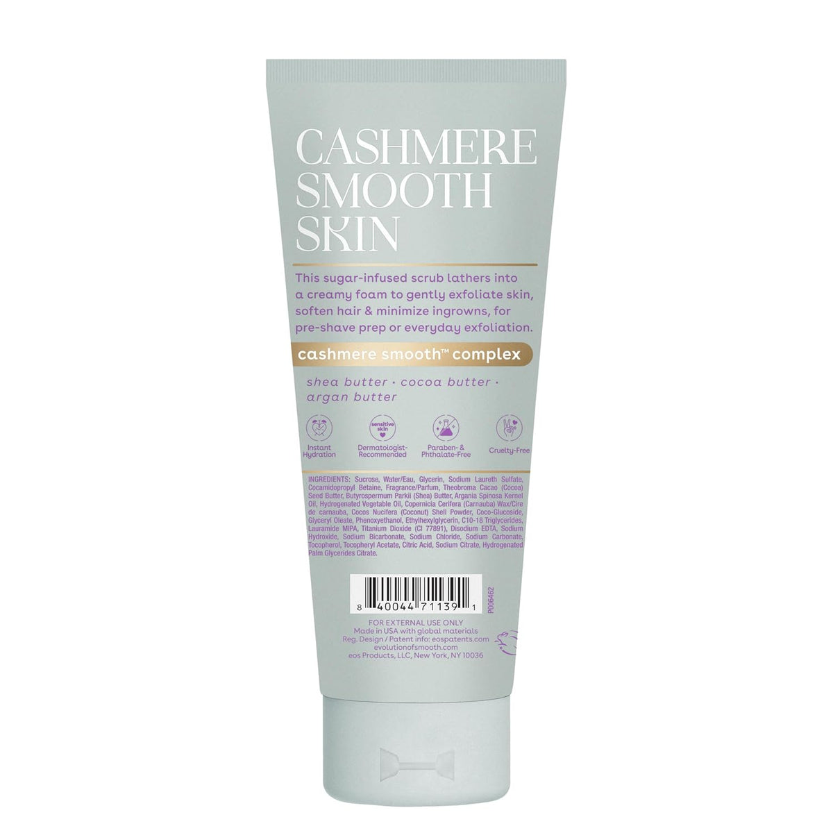 eos Cashmere Pre-Shave Scrub - Vanilla Cashmere - 7 fl oz (207mL)