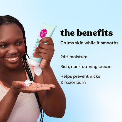 eos Shea Better Sensitive Shave Cream - Fragrance-Free - 7 fl oz (207mL) × 2 Bottles