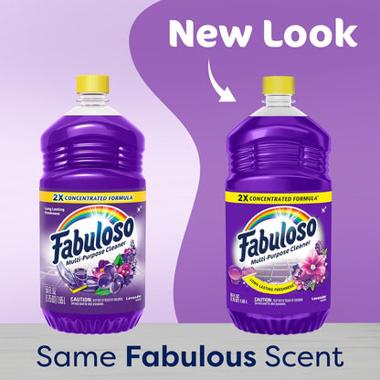 Fabuloso 파불로소 다목적 세정제 - 라벤더 - 1656mL (56 fl oz)