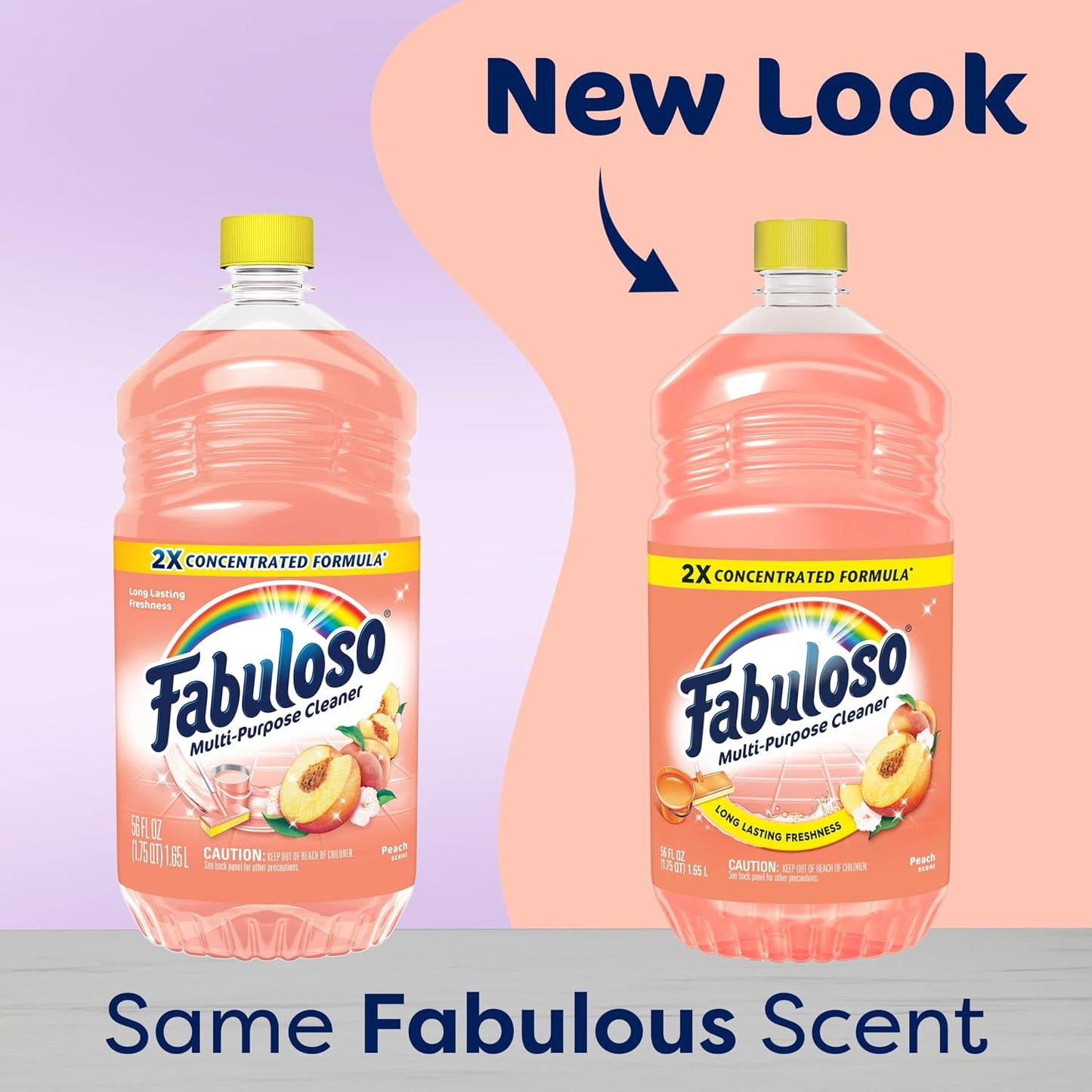 Fabuloso 2X Multi-Purpose Cleaner - Peach - 56 fl oz (1656mL)
