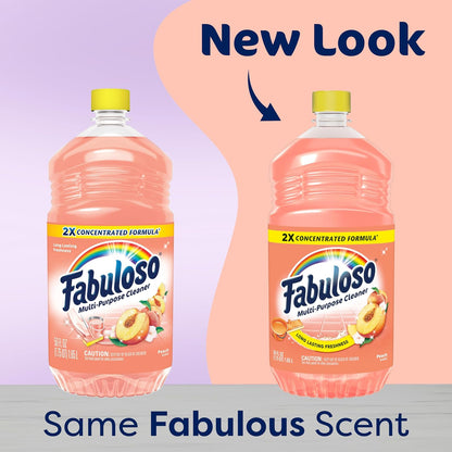 Fabuloso 2X Multi-Purpose Cleaner - Peach - 56 fl oz (1656mL)