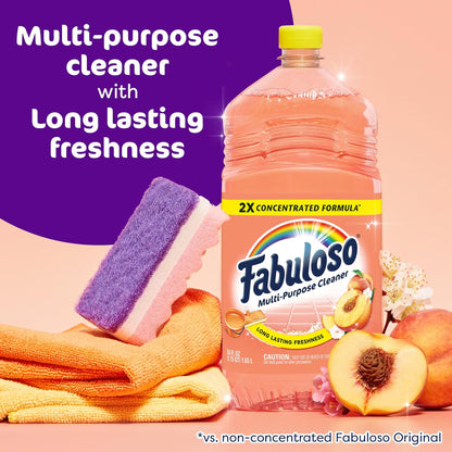 Fabuloso 2X Multi-Purpose Cleaner - Peach - 56 fl oz (1656mL)