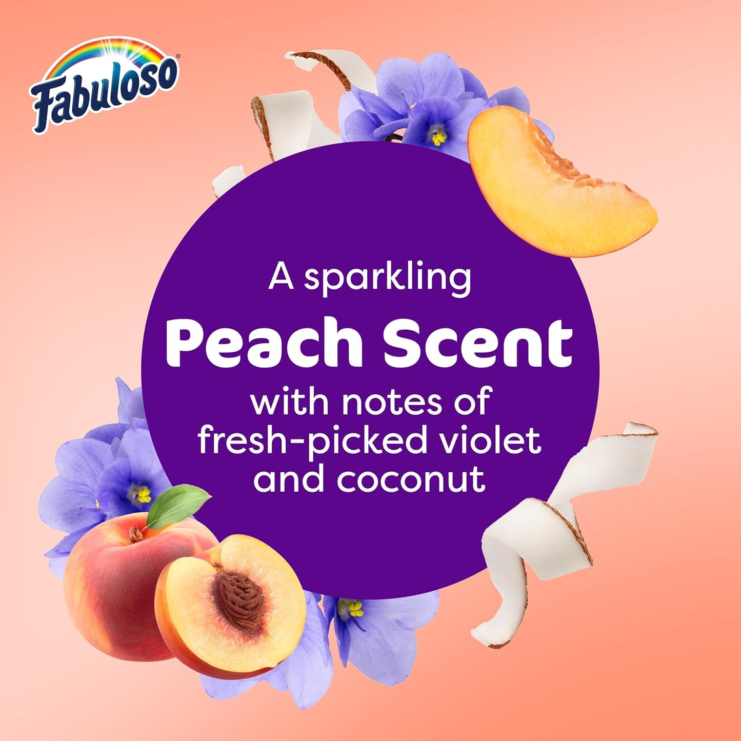 Fabuloso 2X Multi-Purpose Cleaner - Peach - 56 fl oz (1656mL)
