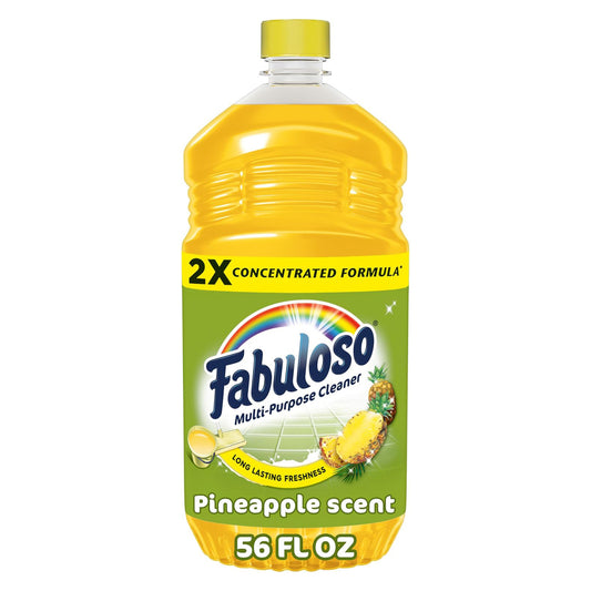 Fabuloso 파불로소 다목적 세정제 - 파인애플 - 1656mL (56 fl oz)