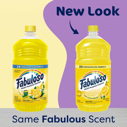 Fabuloso 2X Multi-Purpose Cleaner - Lemon - 56 fl oz (1656mL)
