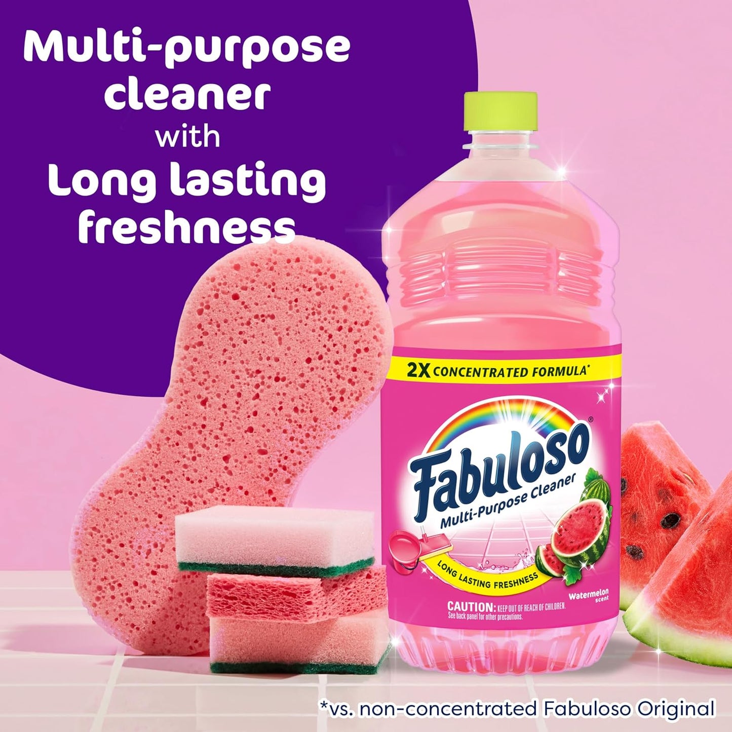 Fabuloso 2X Multi-Purpose Cleaner - Watermelon - 56 fl oz (1656mL)