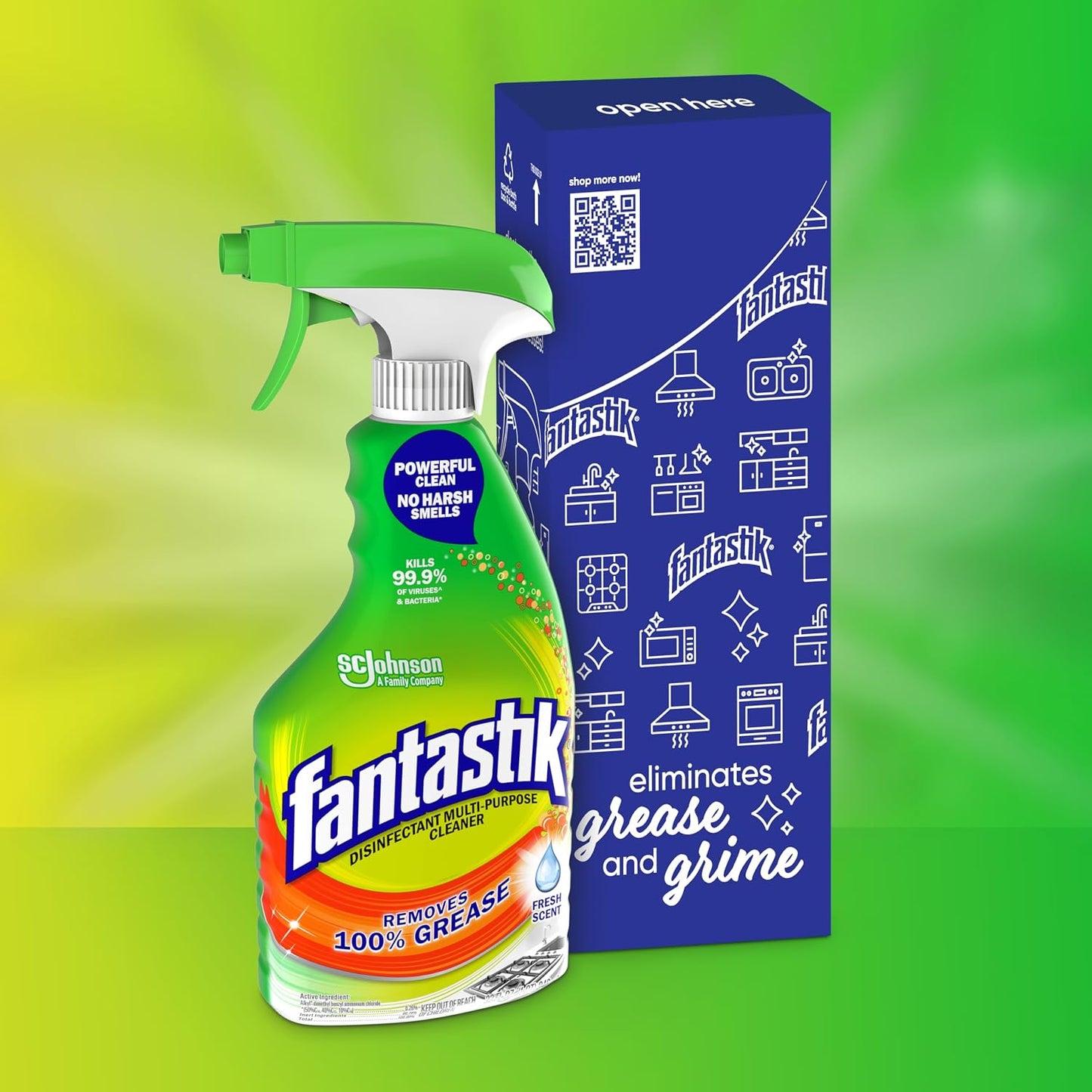 Fantastik All Purpose Cleaner - Fresh Scent - 32 fl oz (946mL)