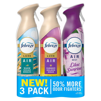 Febreze 페브리즈 에어 미스트 - 라일락 - 240mL (8.1 fl oz) × 3개