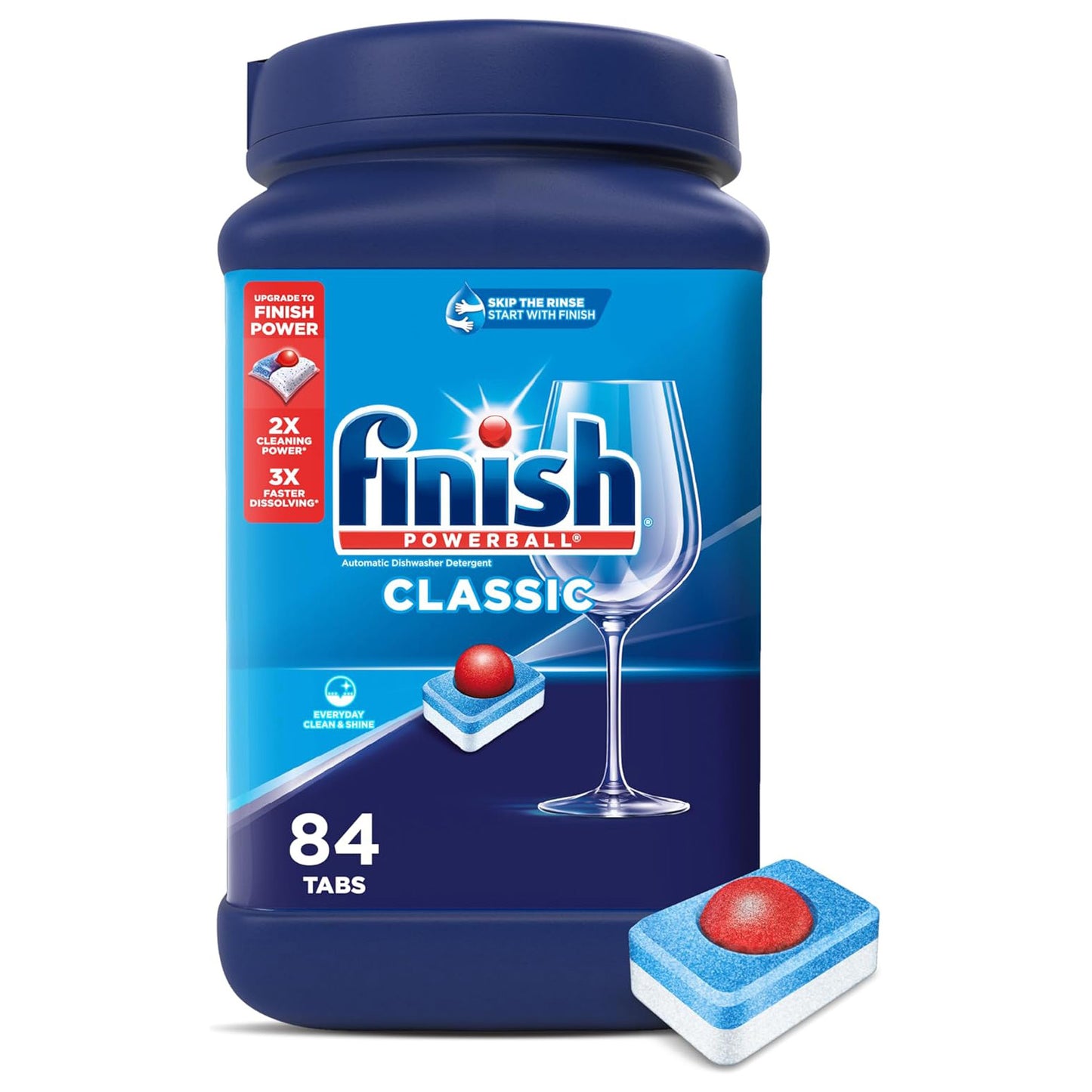 Finish 피니시 식기세척기 세제 파워볼 - 무향 - 84정