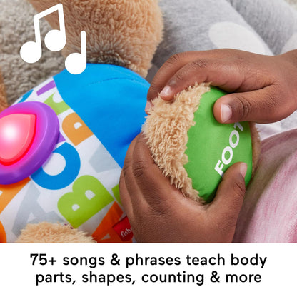 Fisher-Price Smart Stages Puppy Musical Playmat — Activity Gym for Tummy Time with Lights, Sounds & 75+ Phrases (Ages 0-3)