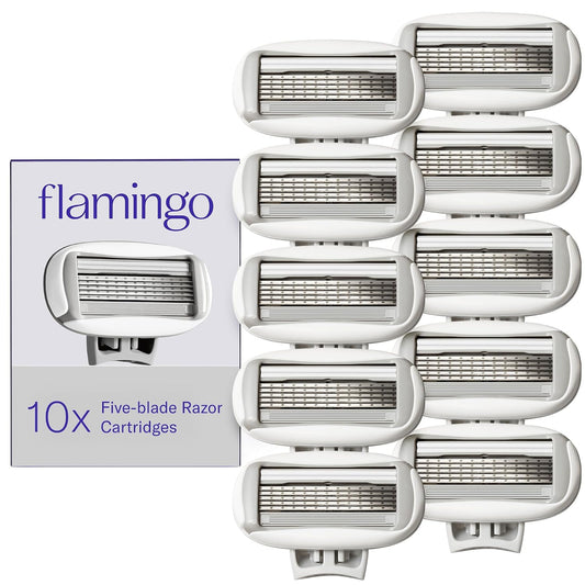 Flamingo 플라밍고 5중날 면도기 리필 - 10개입