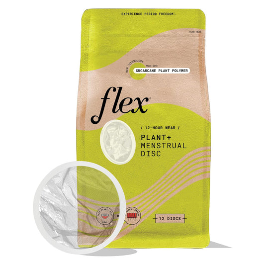 Flex 플렉스 플랜트 플러스 일회용 생리디스크 - 12개입