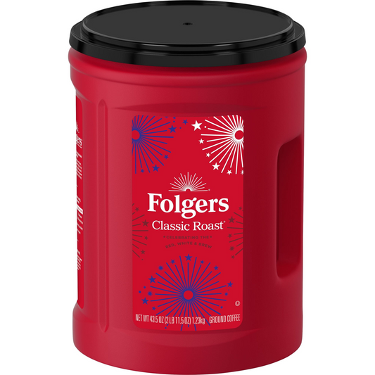 Folgers 폴저스 클래식 로스트 미디엄 분쇄커피 - 43.5 oz (1233g)