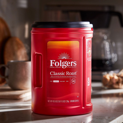 Folgers 폴저스 클래식 로스트 미디엄 분쇄커피 - 43.5 oz (1233g)