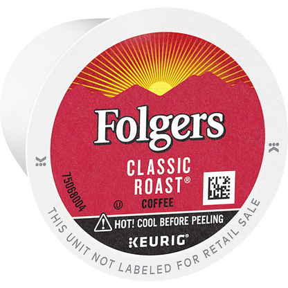 Folgers 폴저스 클래식 로스트 미디엄 팟 (K-컵) - 100개입