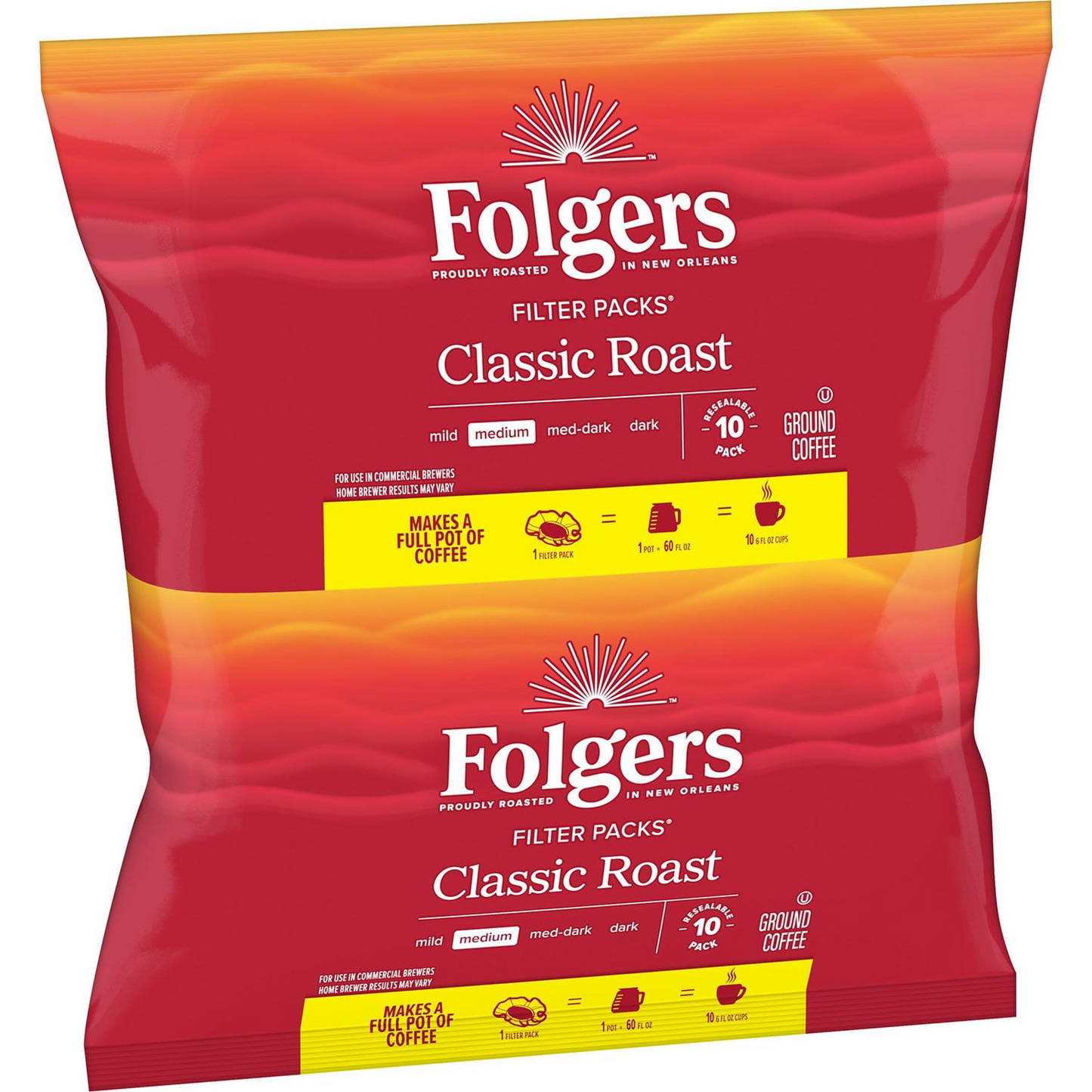 Folgers 폴저스 클래식 로스트 필터팩 - 0.9 oz (26g) x 40개입