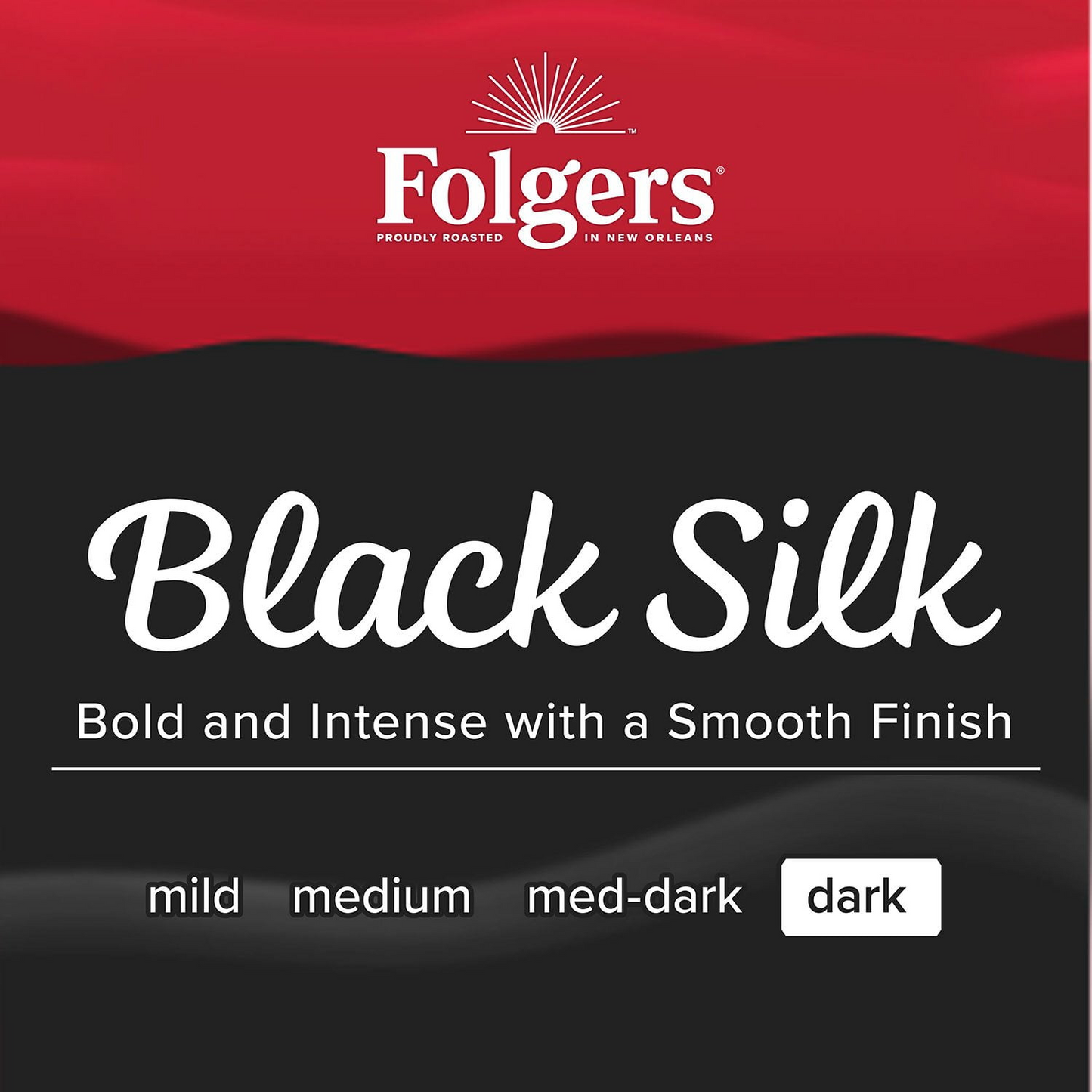 Folgers 폴저스 블랙 실크 다크 로스트 팟 (K-컵) - 100개입