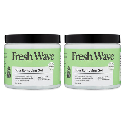 Fresh Wave Original Odor Eliminator Gel - 15 oz (425g) × 2 Jars