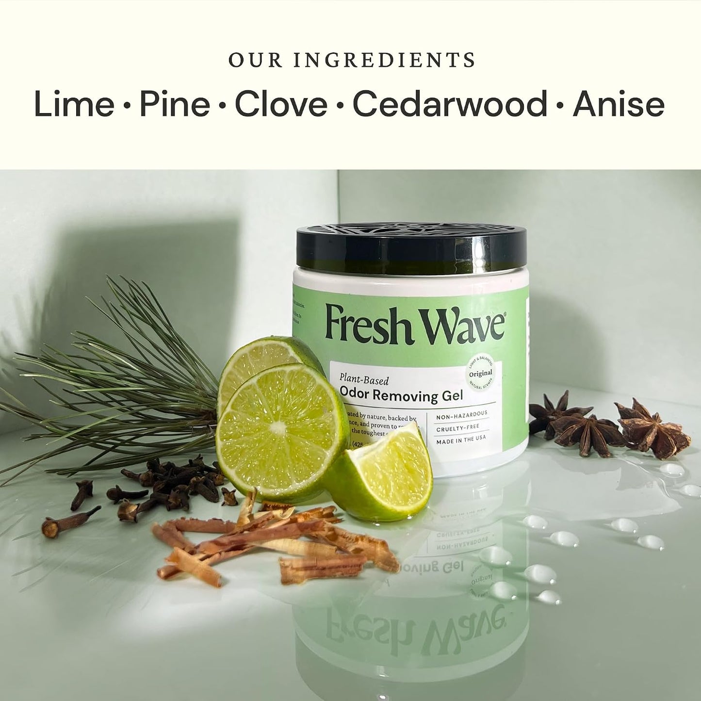 Fresh Wave Original Odor Eliminator Gel - 15 oz (425g) × 2 Jars