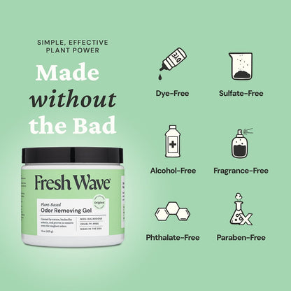 Fresh Wave Original Odor Eliminator Gel - 15 oz (425g) × 2 Jars