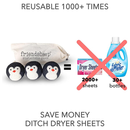 Friendsheep Wool Dryer Balls - 3 Balls