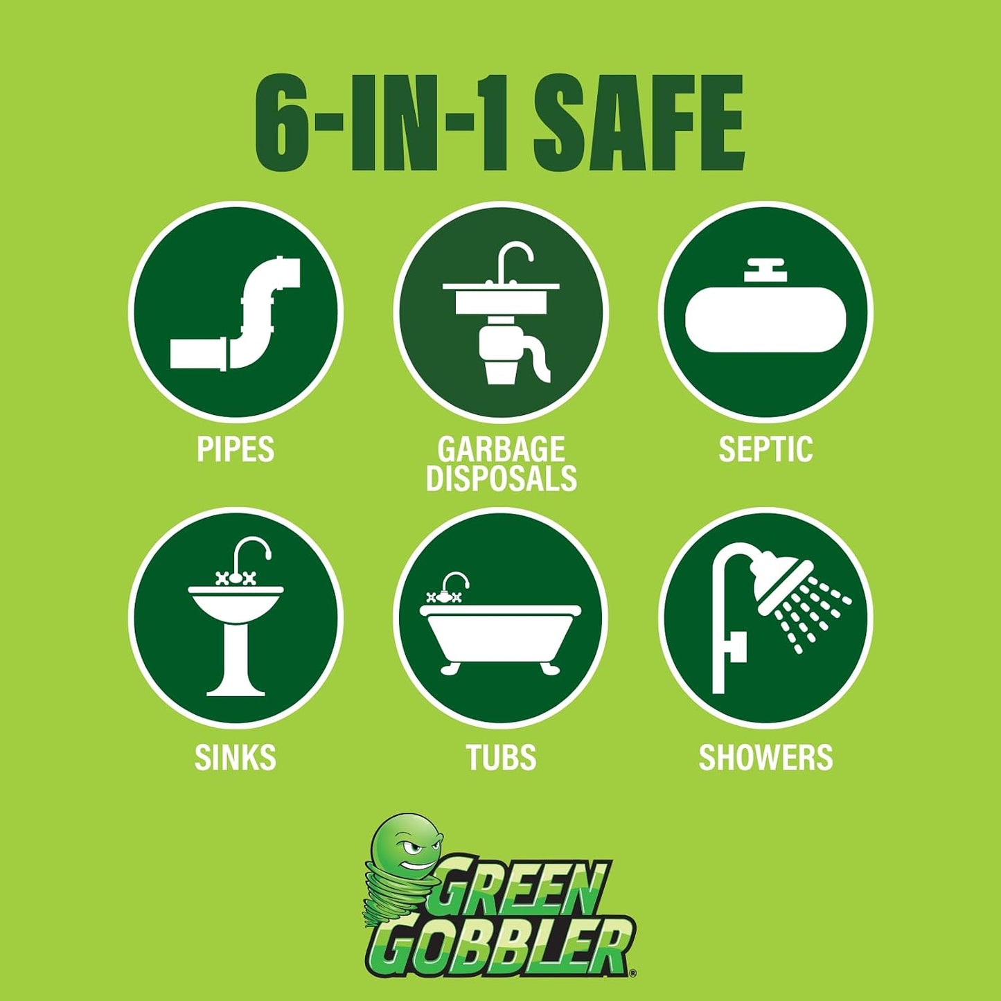 Green Gobbler Fruit Fly Goodbye Gel Drain Treatment - 128 fl oz (3785mL)