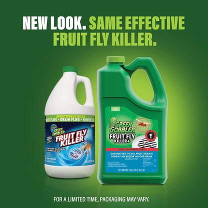 Green Gobbler Fruit Fly Goodbye Gel Drain Treatment - 128 fl oz (3785mL)