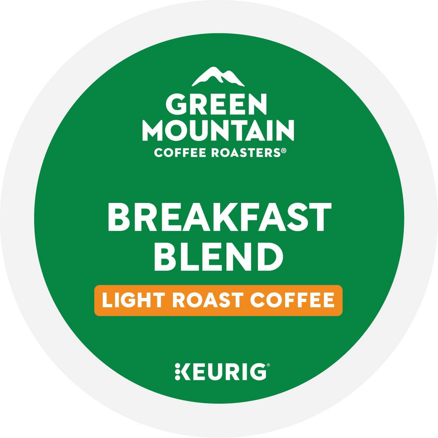 Green Mountain Breakfast Blend Light Roast Pods (K-Cup) - 80 ct