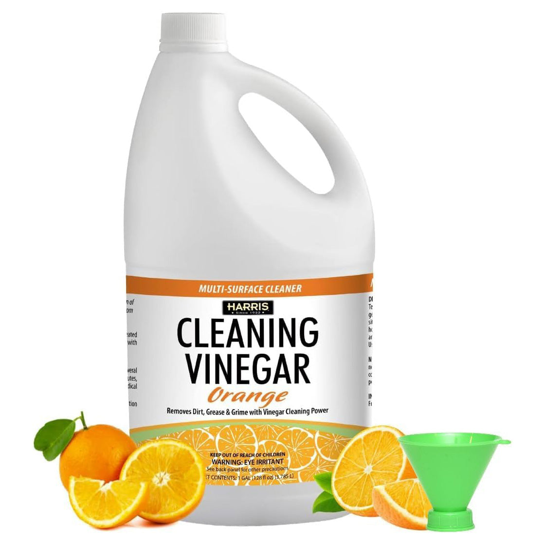 HARRIS 해리스 청소용 식초 다목적 세정제 - 오렌지 - 3785mL (128 fl oz)