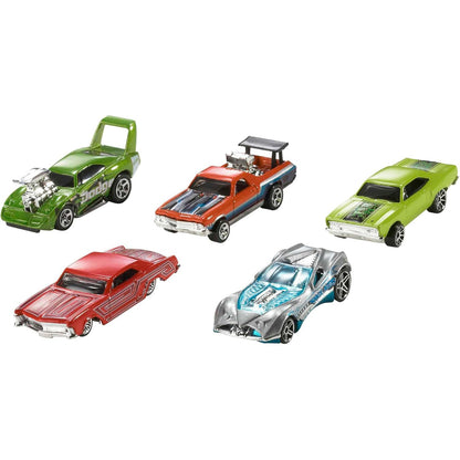 Hot Wheels 핫휠 1:64 스케일 다이캐스트 미니카 10종 세트 어린이·컬렉터용 (스타일 랜덤, 3세 이상)
