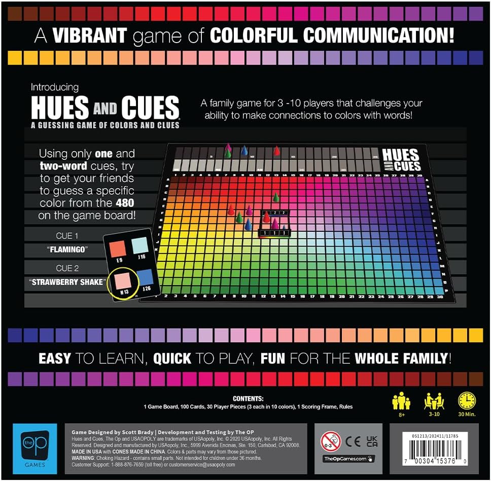HUES and CUES 휴즈 앤 큐즈 컬러 추측 보드게임
