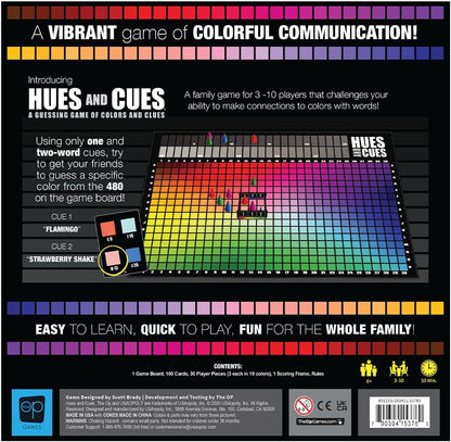 HUES and CUES 휴즈 앤 큐즈 컬러 추측 보드게임