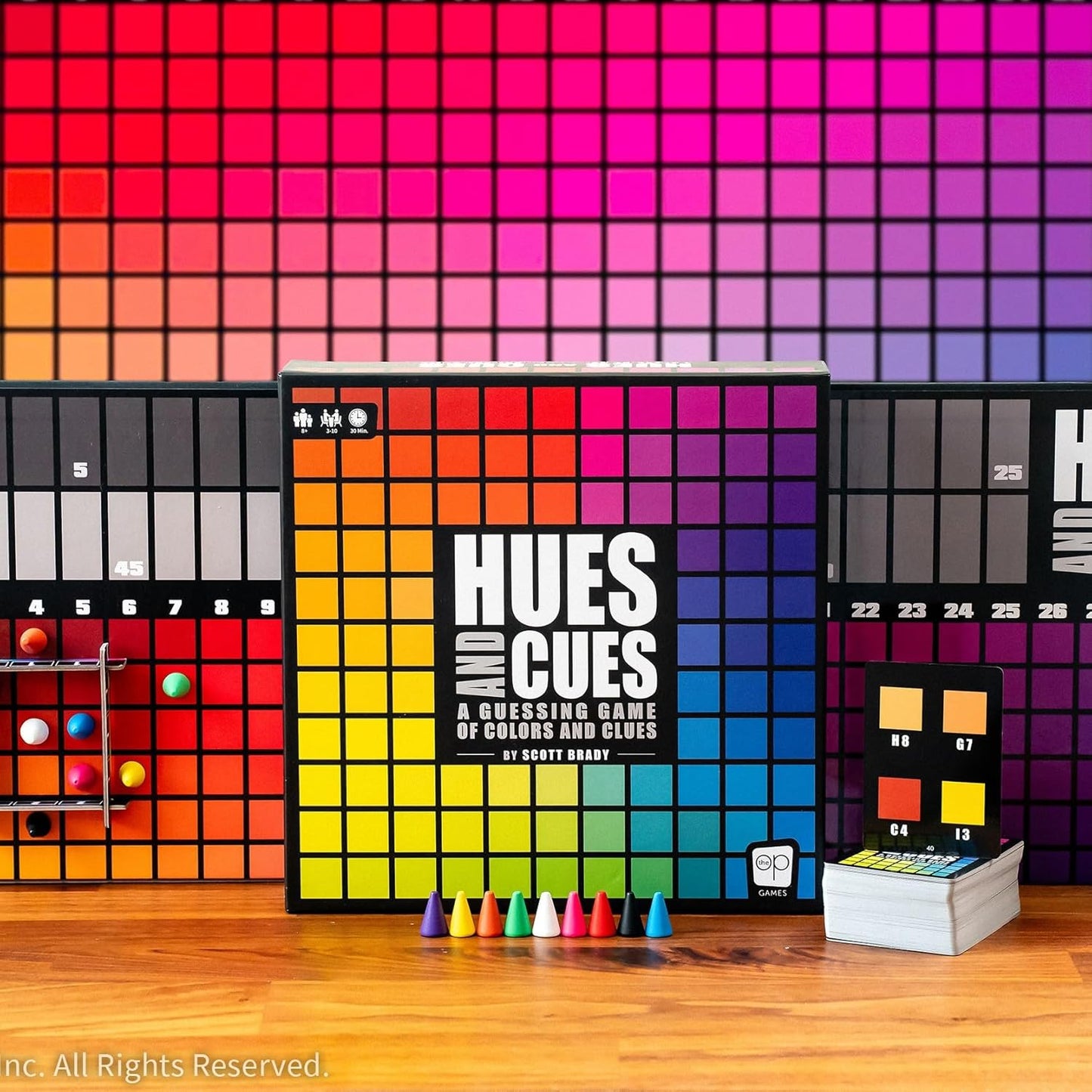 HUES and CUES 휴즈 앤 큐즈 컬러 추측 보드게임